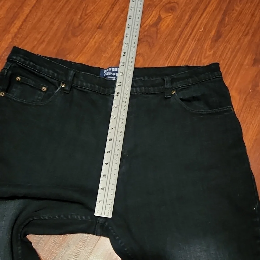 Sargent Pepper Jeans Mens Size 38 Tommy Straight Black Y2K